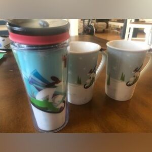 2011 Starbucks Holiday Mugs and Tumbler